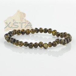 Amber bracelet Green color Amber bracelet Green color